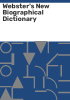 Webster_s_new_biographical_dictionary