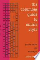 The Columbia Guide to Online Style
