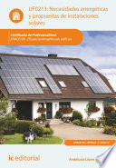 Necesidades energéticas y propuestas de instalaciones solares